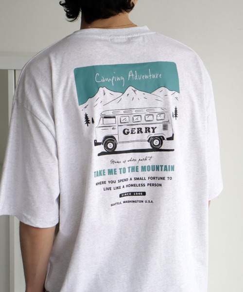 【GERRY/ジェリー】アソートバックプリント半袖Tシャツ