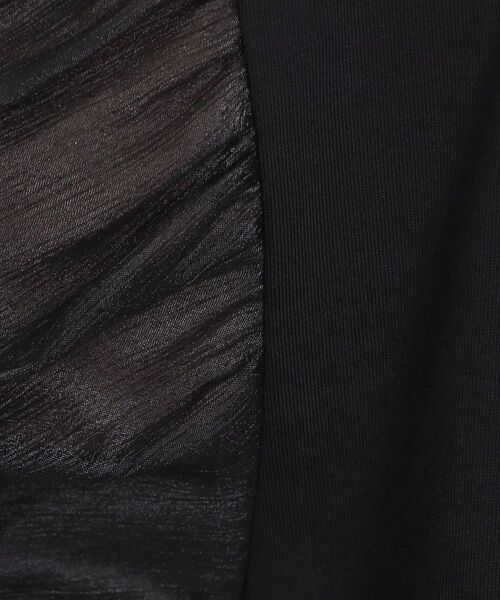 THE SHOP TK (ザ ショップ ティーケー )の「袖シャーリングシアープルオーバー【洗濯機OK】(Tシャツ/カットソー・レディース・グリーン系/ライトイエロー系/オフホワイト/ブラック・12/13)」の16枚目の写真