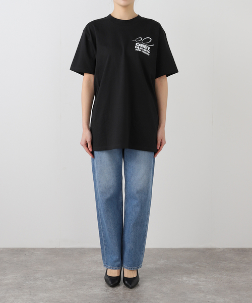 OBEY(オベイ)の「【OBEY / オベイ】 OBEY BIZZARE NEW 165264057-25P(Tシャツ/カットソー・レディース・ホワイト/ブラック・MEDIUM/SMALL)」の9枚目の写真