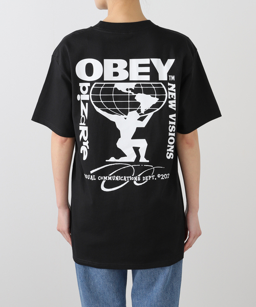 OBEY(オベイ)の「【OBEY / オベイ】 OBEY BIZZARE NEW 165264057-25P(Tシャツ/カットソー・レディース・ホワイト/ブラック・MEDIUM/SMALL)」の12枚目の写真