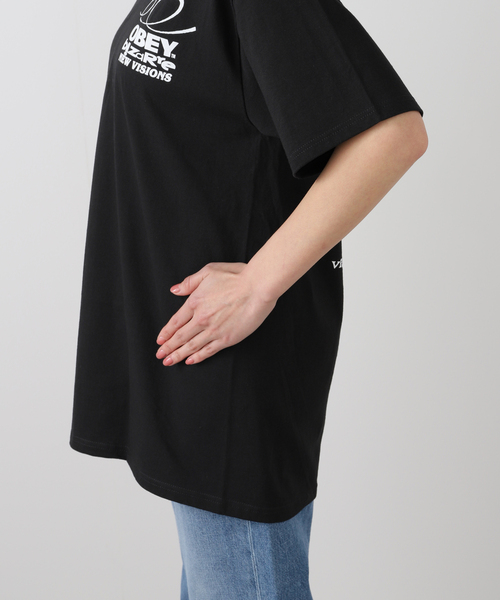 OBEY(オベイ)の「【OBEY / オベイ】 OBEY BIZZARE NEW 165264057-25P(Tシャツ/カットソー・レディース・ホワイト/ブラック・MEDIUM/SMALL)」の14枚目の写真