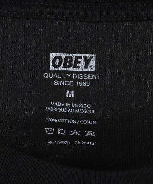 OBEY(オベイ)の「【OBEY / オベイ】 OBEY BIZZARE NEW 165264057-25P(Tシャツ/カットソー・レディース・ホワイト/ブラック・MEDIUM/SMALL)」の15枚目の写真