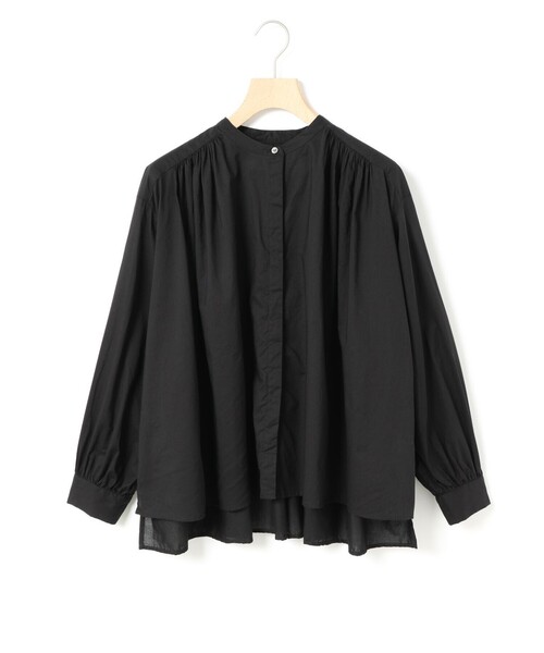 シャツ ブラウス ギャザーワイドシャツ レディース UNFILO ブラウス シャツ 「新色追加」ギャザーワイドシャツ