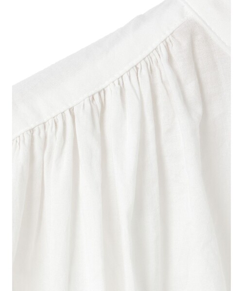 MidiUmi(ミディウミ)の「MidiUmi ギャザーワイドシャツ(シャツ/ブラウス・レディース・ブラック/ホワイト系その他/オフホワイト/サックスブルー/ブルー/ライトグレー・FREE)」の17枚目の写真