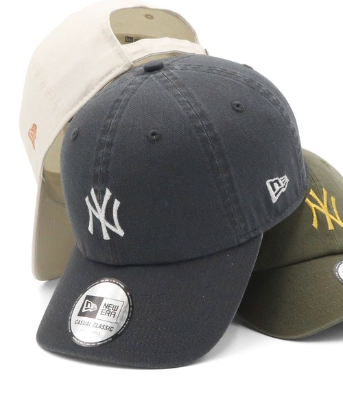 New Era 9THIRTY キャップ パターン入り ニューエラキャップ 9THIRTY NYニューヨークヤンキース ONSPOTZ