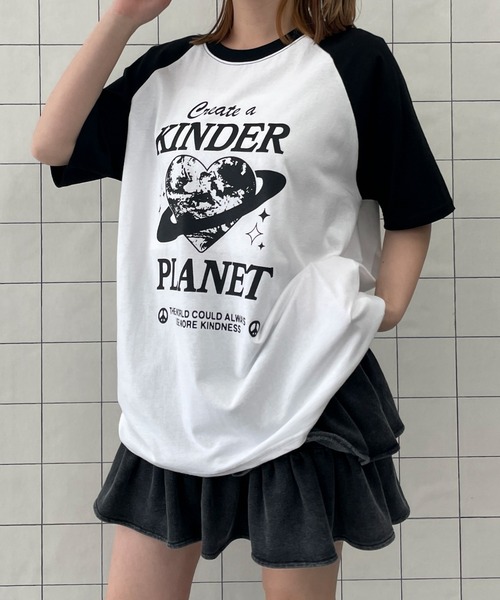 セール】WOND/KINDER PLANETラグランT（Tシャツ/カットソー