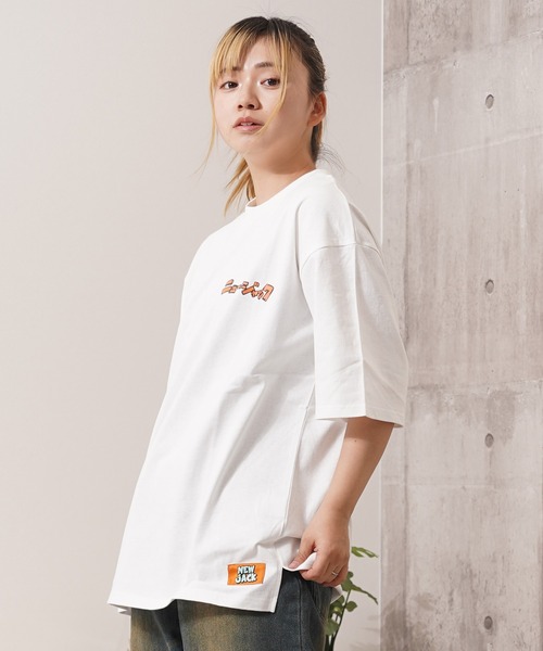 Jean イラスト 半袖Tシャツ ホワイト d252f.jpg