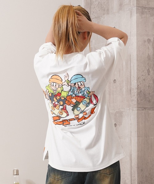 [関税なし] Dime/クレヨンTシャツ ☆DIME☆CRAYON ロゴ入り コットン クレヨンTシャツ (Dime/T