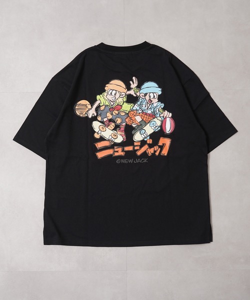 セール】NEW JACK クレヨンタッチ イラストTシャツ / NEW JACK