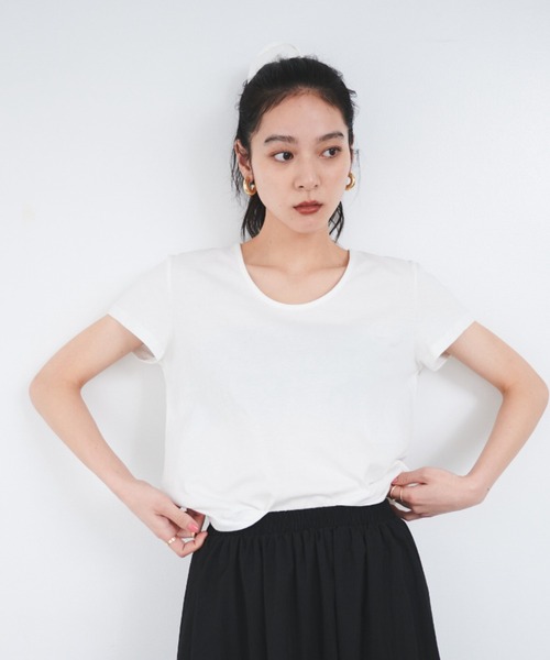 Tシャツ・カットソー FAMILY FIRST FW24 T-SHIRT CORTINA (TF2405 WH) 2PCS BASICカットソー（Tシャツ/カットソー）｜FMiBL（ファミル