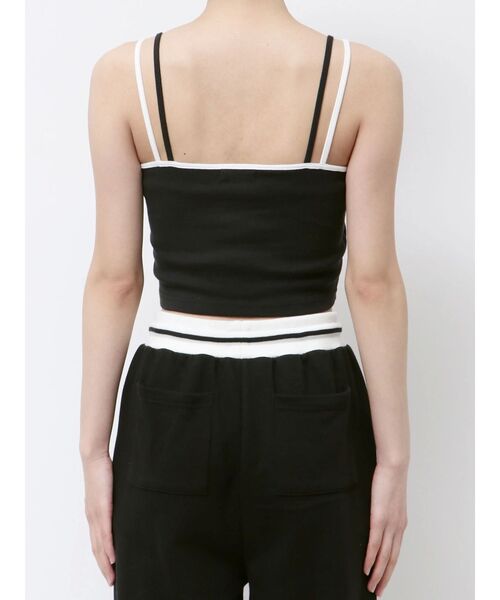 GYDA（ジェイダ）の「GD バイカラーキャミソール（キャミソール・レディース・オフホワイト/ブラック/ベージュ・FREE）」の14枚目の写真