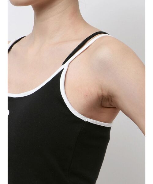 GYDA（ジェイダ）の「GD バイカラーキャミソール（キャミソール・レディース・オフホワイト/ブラック/ベージュ・FREE）」の16枚目の写真
