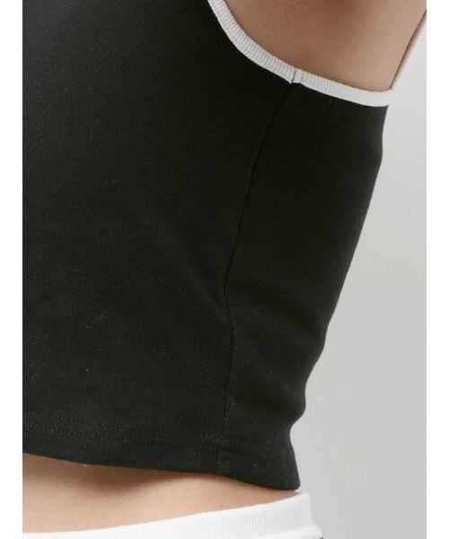 GYDA（ジェイダ）の「GD バイカラーキャミソール（キャミソール・レディース・オフホワイト/ブラック/ベージュ・FREE）」の17枚目の写真