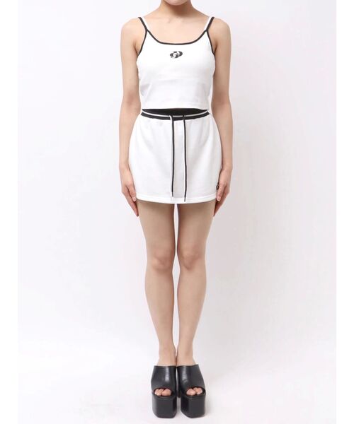 GYDA（ジェイダ）の「GD バイカラーキャミソール（キャミソール・レディース・オフホワイト/ブラック/ベージュ・FREE）」の20枚目の写真