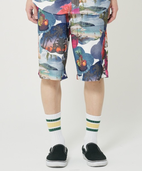 CORISCO(コリスコ)の「カットサッカー総柄プリントショーツ(M1)(その他パンツ・メンズ・その他5/その他4/その他6/その他1/その他3/その他2・MEDIUM/X-LARGE/LARGE)」の1枚目の写真