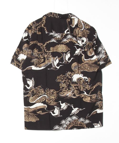 SAWINTO(ソイント)の「TWO PALMS【ツーパームス】 RAYON HAWAIIAN SHIRT/レーヨン ハワイアン シャツ(シャツ/ブラウス・メンズ・ネイビー/カーキブラウン/ブラック・LARGE/MEDIUM)」の12枚目の写真