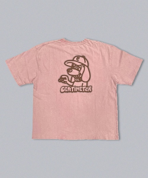 centimeter(センチメーター)の「BLUR RULER TEE(Tシャツ/カットソー・メンズ・ピンク/杢グレー/スミクロ・MEDIUM/LARGE/X-LARGE)」の3枚目の写真