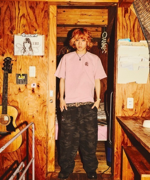centimeter(センチメーター)の「BLUR RULER TEE(Tシャツ/カットソー・メンズ・ピンク/杢グレー/スミクロ・MEDIUM/LARGE/X-LARGE)」の12枚目の写真
