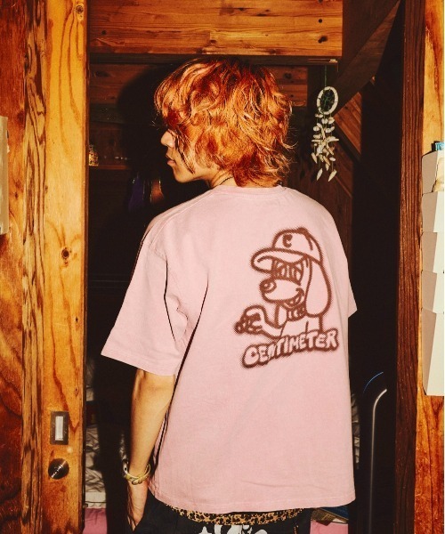 centimeter(センチメーター)の「BLUR RULER TEE(Tシャツ/カットソー・メンズ・ピンク/杢グレー/スミクロ・MEDIUM/LARGE/X-LARGE)」の13枚目の写真