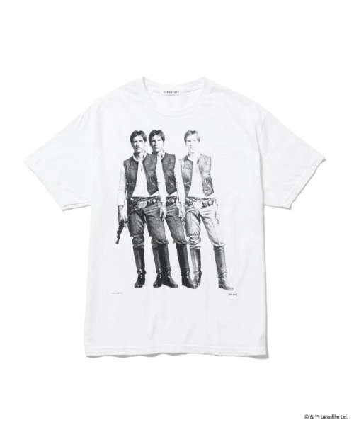 F-LAGSTUF-F（フラグスタフ）の「Han Solo TEE（Tシャツ/カットソー・メンズ・ブラック/ホワイト・L/M）」の2枚目の写真