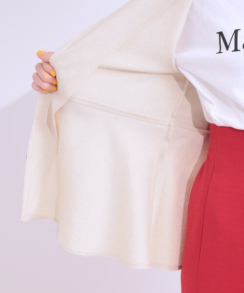 DRESKIP(ドレスキップ)の「【S-LL】いつものコーデにプラスワン 麻混ペプラムベスト(ベスト・レディース・ブラック/オフホワイト/ベージュ・01/02/04/03)」の22枚目の写真