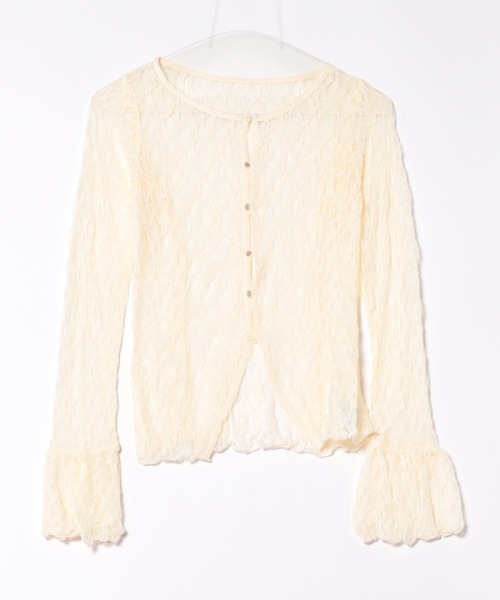 apres jour（アプレジュール）の「アソートレースカーディガン（カーディガン/ボレロ・レディース・ブラック/シルバー/オフホワイト/ミント/ボルドー/アイボリー・X-LARGE/フリー）」の9枚目の写真