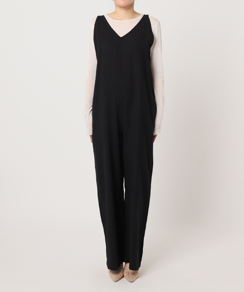 【美品】Plage プラージュ　とろみ　オールインワン　ジャンプスーツ　日本製 美品】Plage プラージュ とろみ オールインワン ジャンプスーツ