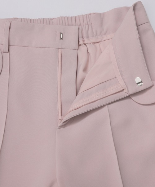 Fit more（フィットモア）の「ポケットスカラップワイドパンツ（スラックス・レディース・ブラック/ホワイト/ピンク・PS/S/M）」の17枚目の写真