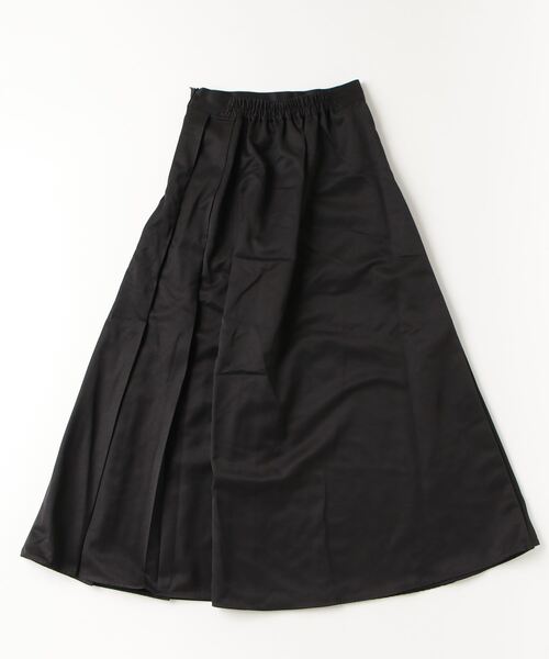Per sist ence(パーシエンス)の「ツイルラッププリーツスカート(スカート・レディース・ベージュ/ブラック/カーキ・ONE SIZE)」の4枚目の写真