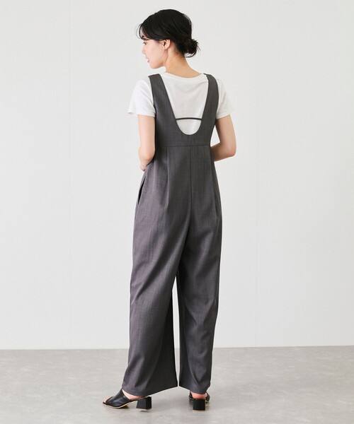 Jayro(ジャイロ)の「【EC限定】フロントジップサロペット(サロペット/オーバーオール・レディース・チャコールグレー/グレー/ブラウン系その他2/ベージュ・M)」の19枚目の写真