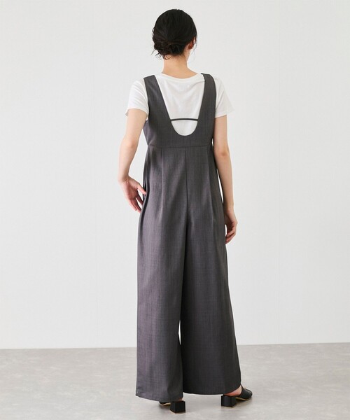 Jayro(ジャイロ)の「【EC限定】フロントジップサロペット(サロペット/オーバーオール・レディース・チャコールグレー/グレー/ブラウン系その他2/ベージュ・M)」の18枚目の写真