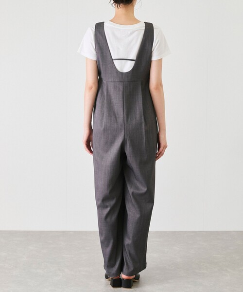 Jayro(ジャイロ)の「【EC限定】フロントジップサロペット(サロペット/オーバーオール・レディース・チャコールグレー/グレー/ブラウン系その他2/ベージュ・M)」の11枚目の写真