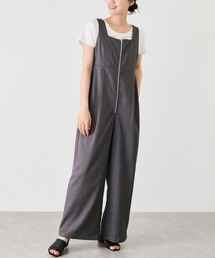 【EC限定】フロントジップサロペット