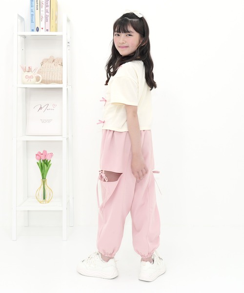 Bee des Bee（ビーデスビー）の「カットアウト パラシュートパンツ（その他パンツ・キッズ・ライトブルー/ブラック/ピンク/ラベンダー・100cm/160cm/120cm/110cm/140cm/130cm/150cm）」の22枚目の写真