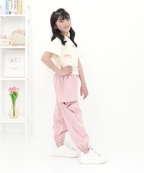 Bee des Bee（ビーデスビー）の「カットアウト パラシュートパンツ（その他パンツ・キッズ・ライトブルー/ブラック/ピンク/ラベンダー・100cm/160cm/120cm/110cm/140cm/130cm/150cm）」の21枚目の写真