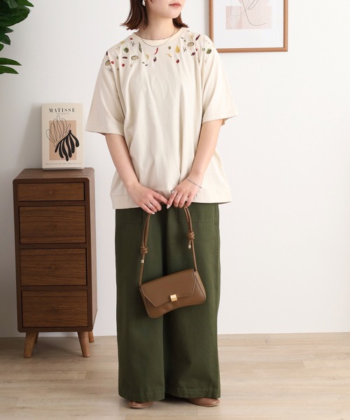 EMAGO 野菜刺繍Tシャツ（Tシャツ/カットソー）｜Emago（イマゴ