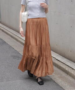 Coding Volume Skirt/コーティングボリュームスカート【MAISON