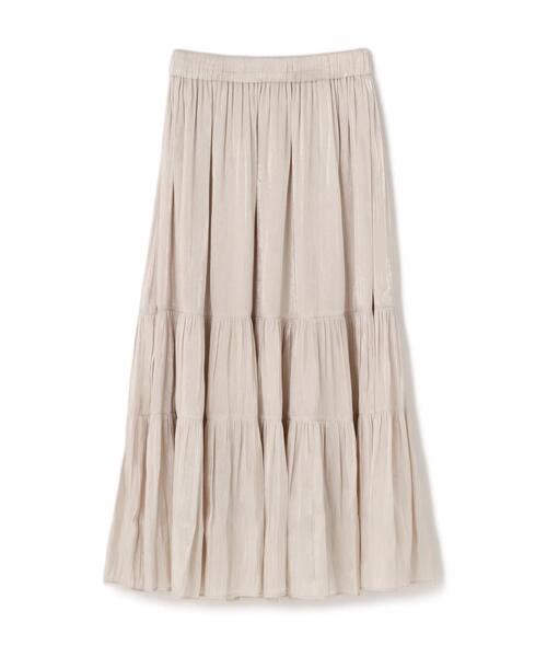 FREE'S MART（フリーズマート）の「◇シャイニーティアードスカート（スカート・レディース・ベージュ/ブラック/ホワイト/ブルー・MEDIUM/SMALL）」の17枚目の写真