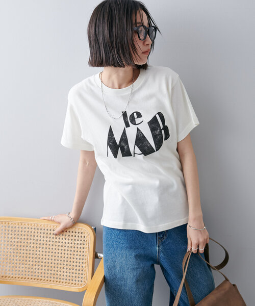 DISCOAT（ディスコート）の「【新色追加・ユニセックス】ヴィンテージライクグラフィックTシャツ（Tシャツ/カットソー・レディース・ライトグレー/オフホワイト/サックスブルー/イエロー/チャコールグレー/ブラウン・SMALL/MEDIUM）」の10枚目の写真