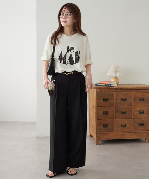 DISCOAT（ディスコート）の「【新色追加・ユニセックス】ヴィンテージライクグラフィックTシャツ（Tシャツ/カットソー・レディース・ライトグレー/オフホワイト/サックスブルー/イエロー/チャコールグレー/ブラウン・SMALL/MEDIUM）」の18枚目の写真