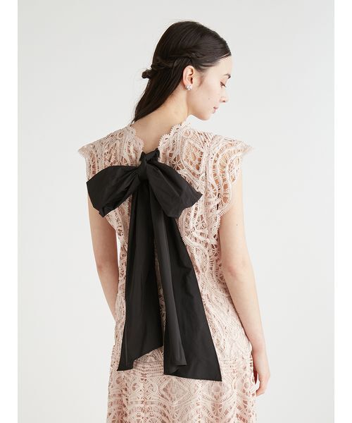 CELFORD（セルフォード）の「バックシャンレースドレス（ドレス・レディース・ピンクベージュ・32/36/38）」の19枚目の写真