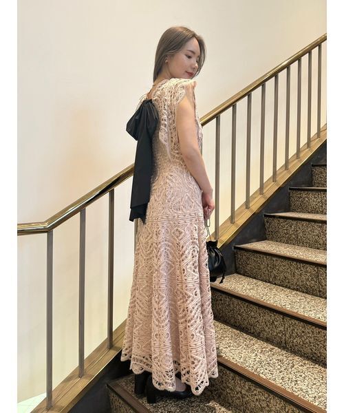 バックシャンレースドレス（ドレス）｜CELFORD（セルフォード）の