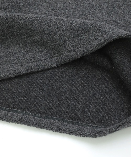 OMNIGOD（オムニゴッド）の「[OMNIGOD womens / オムニゴッド] リサイクルウールパイル クルーネックセーター（ニット/セーター・レディース・ブラウン/グレー/ブラック/アイボリー/ネイビー・3/2）」の7枚目の写真
