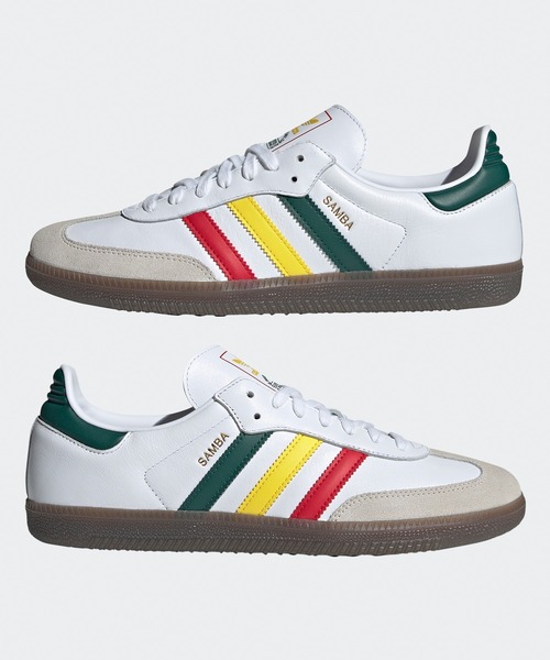 adidas/アディダス SAMBA OG ラスタカラーデザイン スニーカー