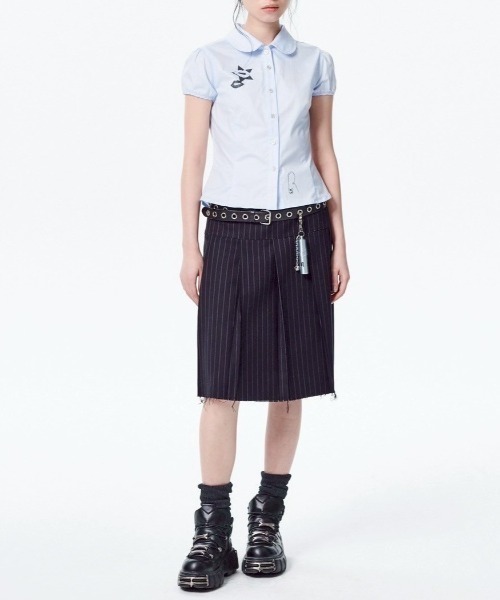 runningHIGH(ランニングハイ)の「【runningHIGH】TATOO PRINTED SHIRTS(シャツ/ブラウス・レディース・ホワイト/ライトブルー・ONE SIZE)」の12枚目の写真