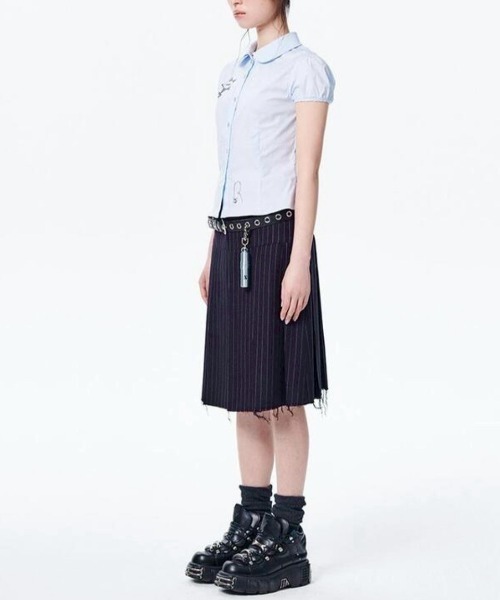 runningHIGH(ランニングハイ)の「【runningHIGH】TATOO PRINTED SHIRTS(シャツ/ブラウス・レディース・ホワイト/ライトブルー・ONE SIZE)」の19枚目の写真