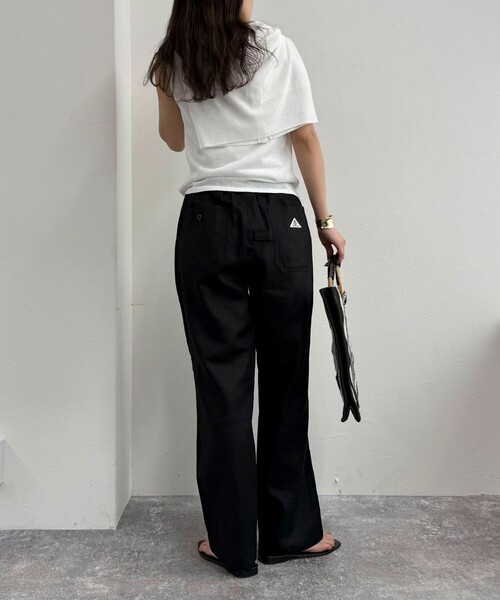 【GEVACO/ゲバコ】コットンリネンイージーパンツ