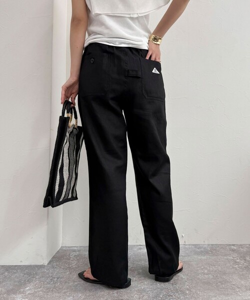 【GEVACO/ゲバコ】コットンリネンイージーパンツ