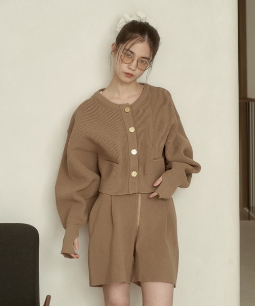 moi tytto（モイテュット）の「フロントジップニットショーツ（その他パンツ・レディース・ナチュラル/ブラック/ベージュ・FREE/SMALL）」の14枚目の写真