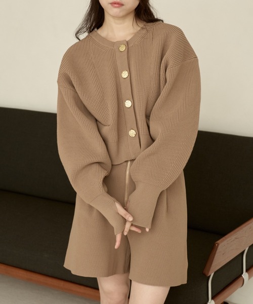 moi tytto（モイテュット）の「フロントジップニットショーツ（その他パンツ・レディース・ナチュラル/ブラック/ベージュ・FREE/SMALL）」の16枚目の写真